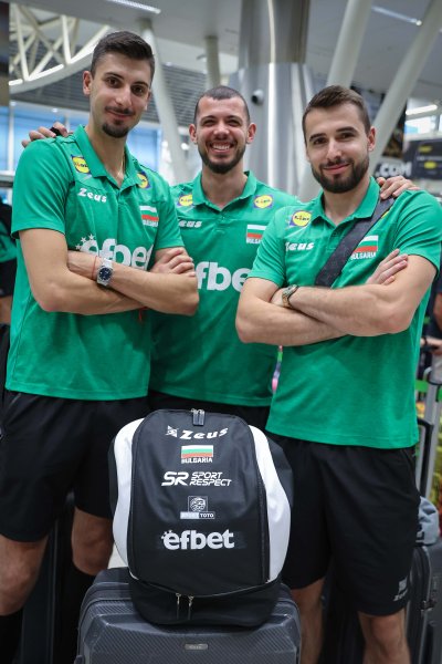 Българският национален отбор по волейбол замина за Световното първенство1