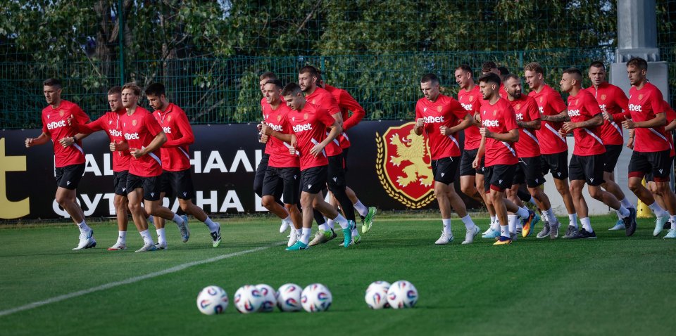 Тренировка на националния отбор на България1