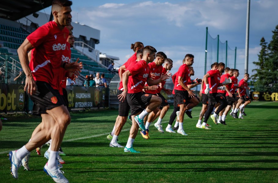 Тренировка на националния отбор на България1