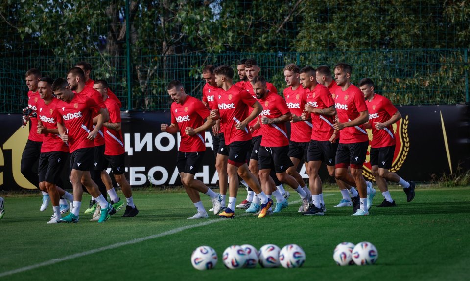 Тренировка на националния отбор на България1