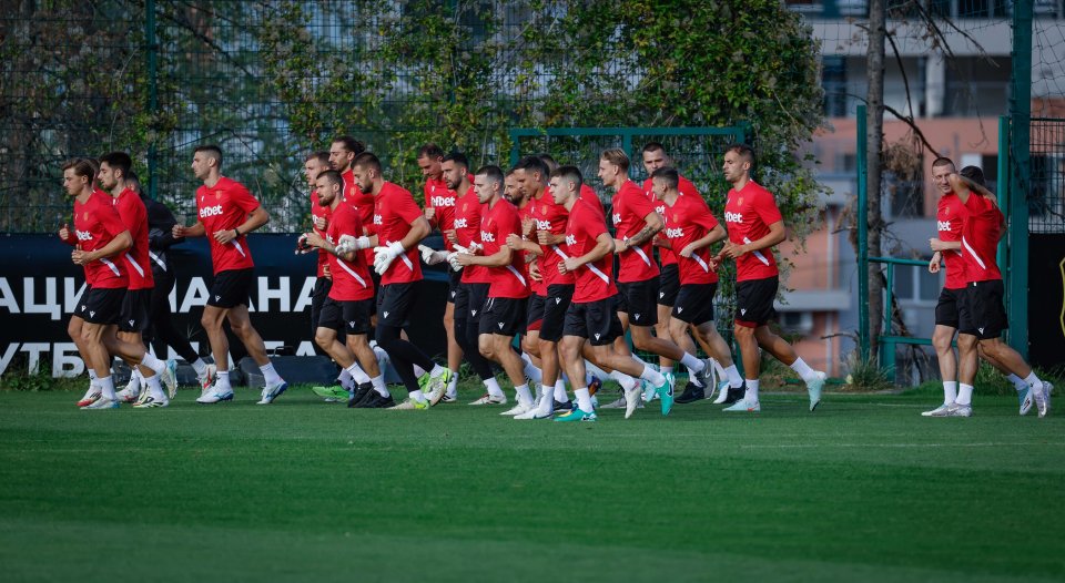 Тренировка на националния отбор на България1