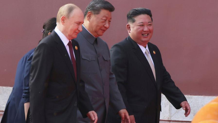 Владими Путин, Си Дзинпин и Ким Чен-ун
