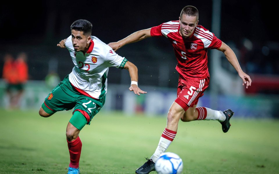 НА ЖИВО: Гибралтар U21 0:1 България U21, Лазаров откри