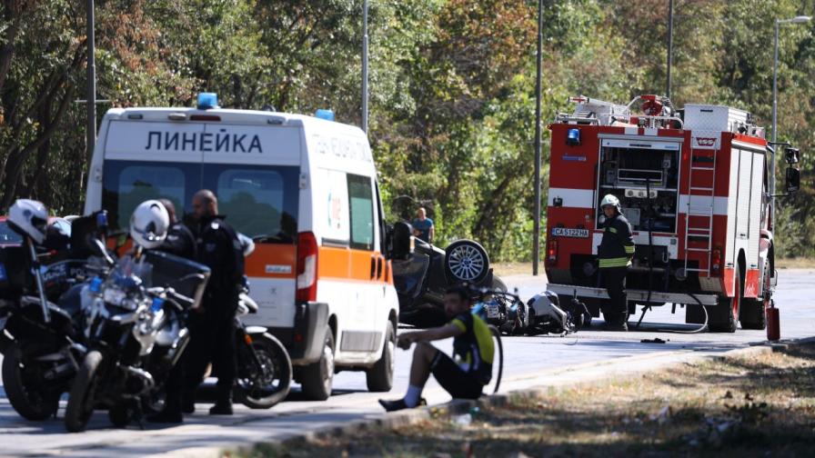 Бруталната катастрофа в София на бул. "Драган Цанков"