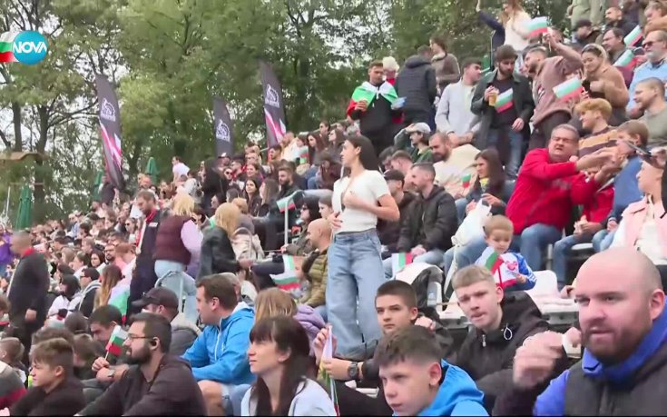 Атмосферата преди България - Италия из различните краища на страната
