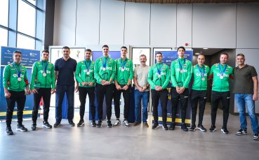 ВК Левски София посрещна като герои представители на националния отбор по волейбол