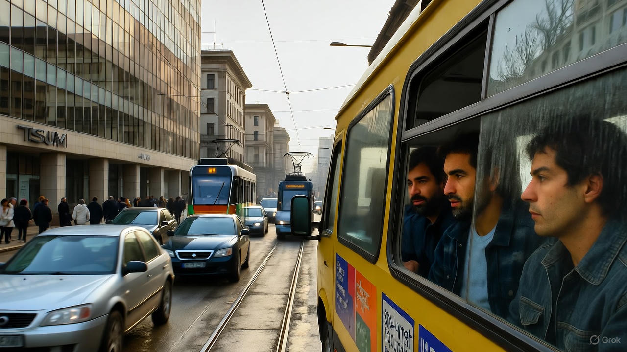Първото споделено пътуване: как късите маршрути около ЦУМ събираха непознати