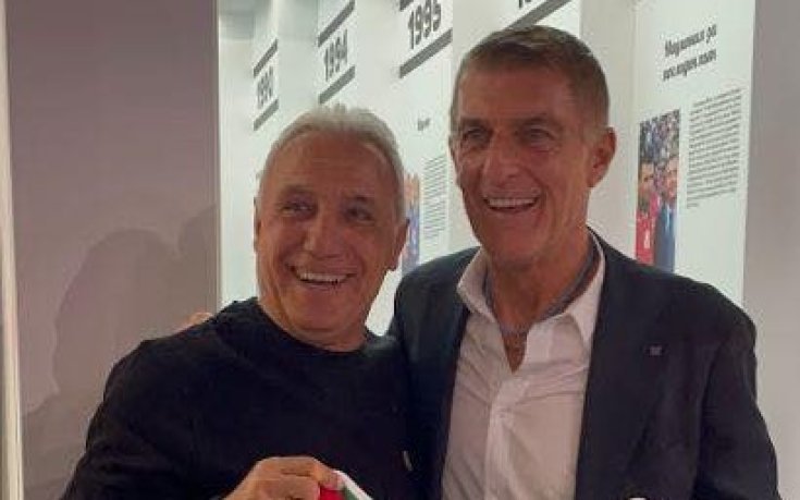 Христо Стоичков приветства още една италианска легенда в България (снимки)