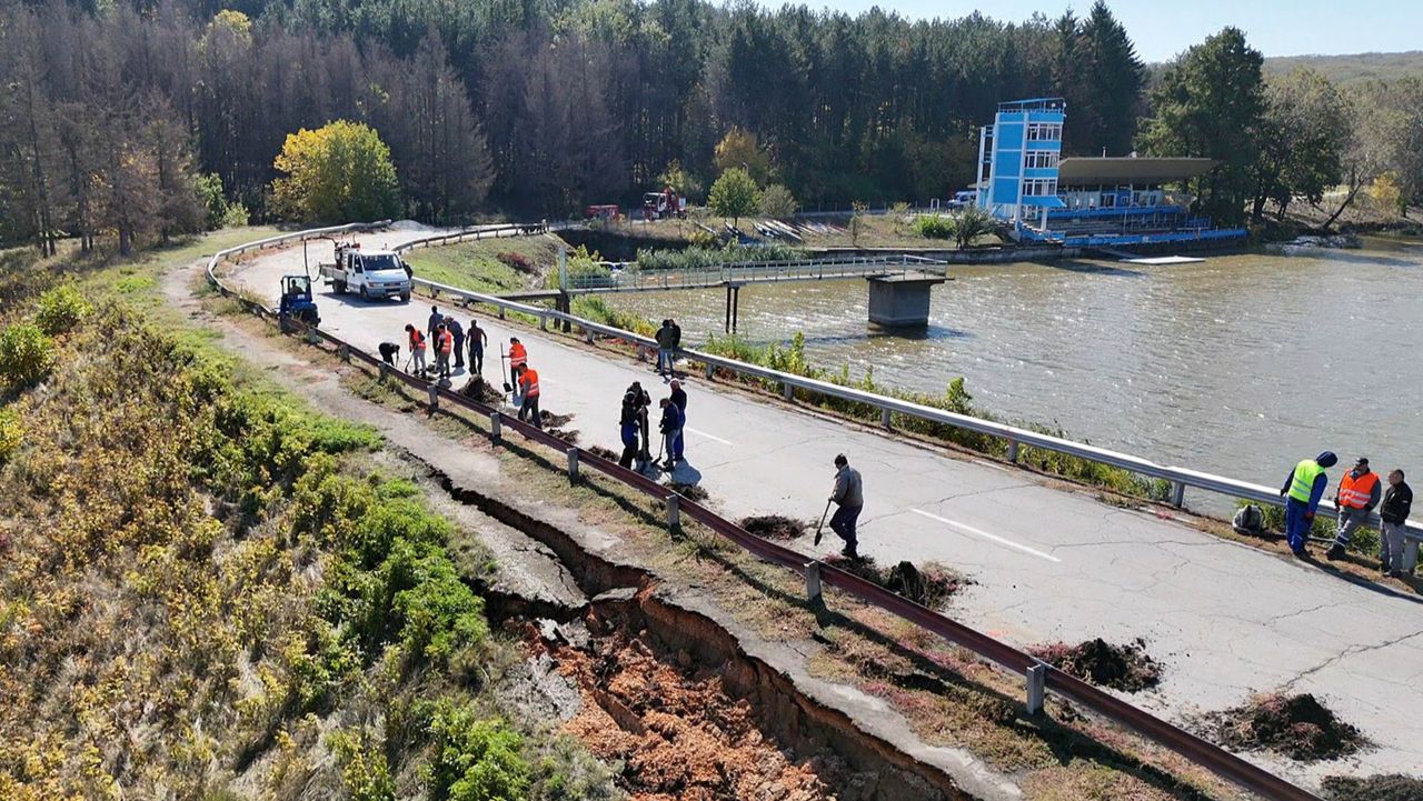 Язовирната стена край русенското село Николово съхне, нивото падна с 15 см