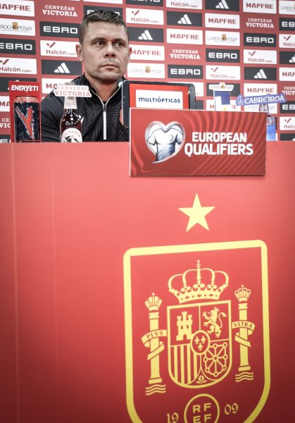 Пресконференция на Александър Димитров и Ивайло Чочев преди България Испания1