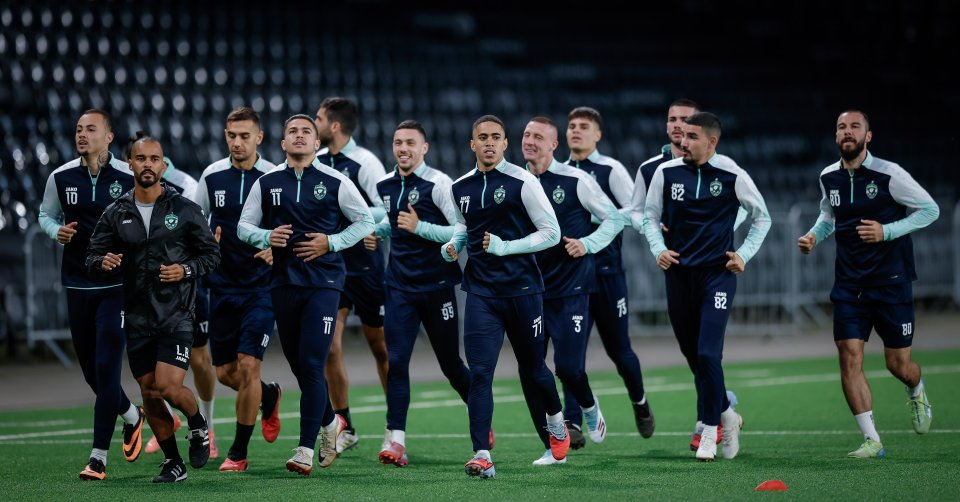 Тренировка на Лудогорец в Берн преди мача с Йънг Бойс1