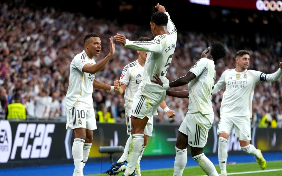 Реал съкруши Барселона в спектакъл на „Бернабеу“
