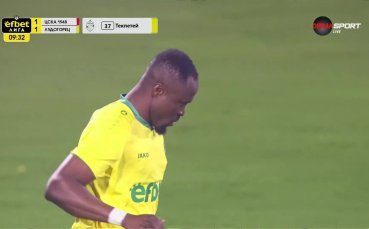 Страхотен гол на Текпетей върна паритета между ЦСКА 1948 и Лудогорец