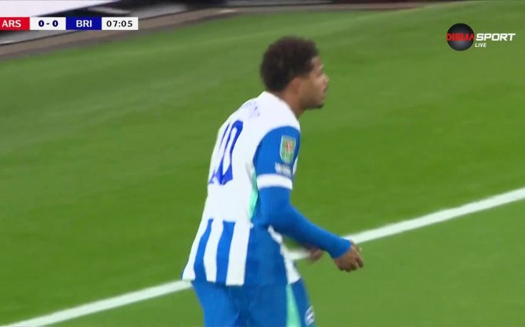 Арсенал - Брайтън 0:0 /първо полувреме/