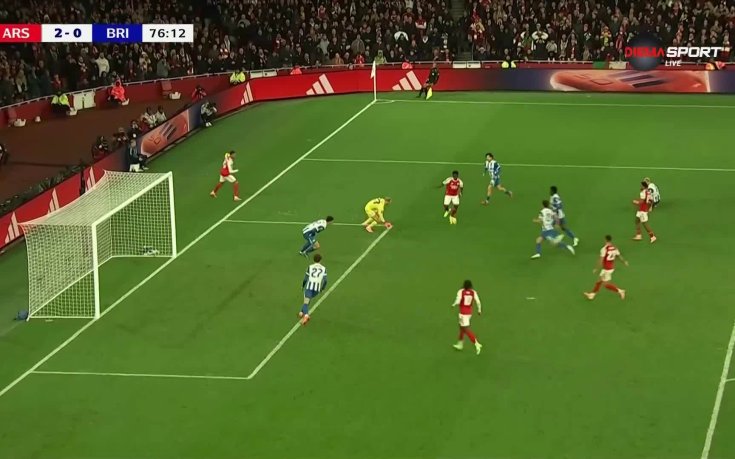 Букайо Сака удвои за Арсенал