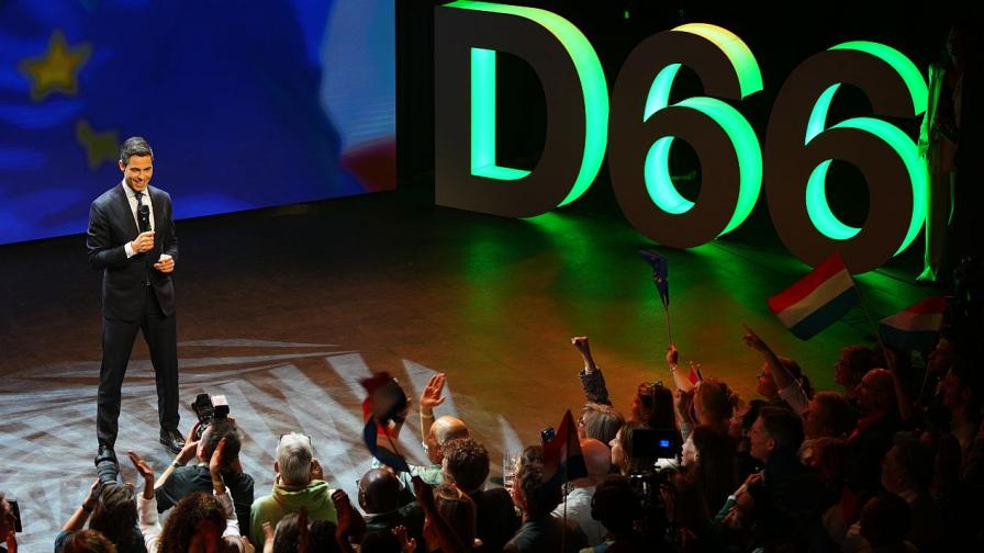 Лидерът на D66 Роб Йетен