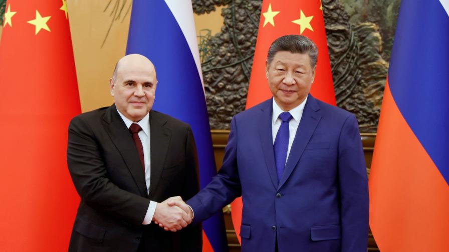 Си Цзинпин се срещна с руския премиер Михаил Мишустин в Пекин