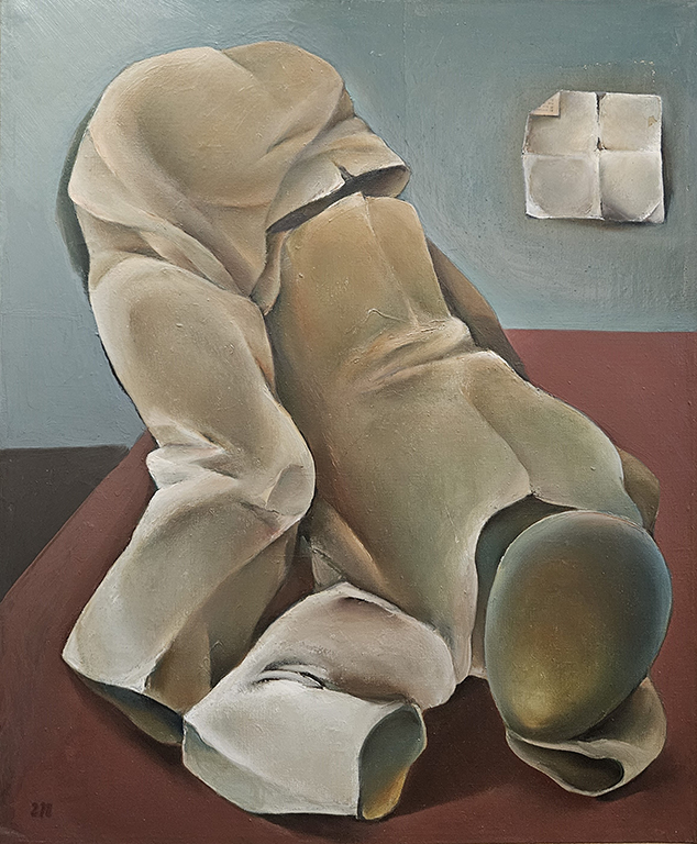 <p>През последните години, вследствие както на обществените промени, така и на собственото си съзряване като художник, Георги Петров достига до още по-задълбочени, многопланови, обобщаващи образи и пластически решения.</p>