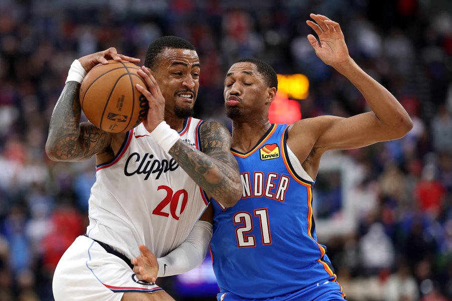Лос Анджелис Клипърс Оклахома Сити Тъндър1