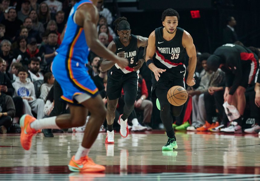 Портланд Трейл Блейзърс Оклахома Сити Тъндър1