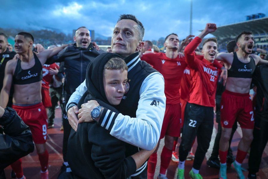 Радостта на ЦСКА след победата над Левски1