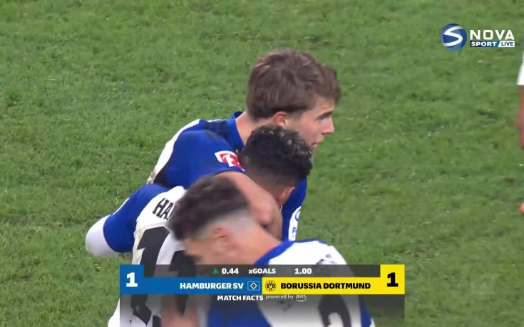 Хамбургер - Борусия Дортмунд 1:1 /репортаж/