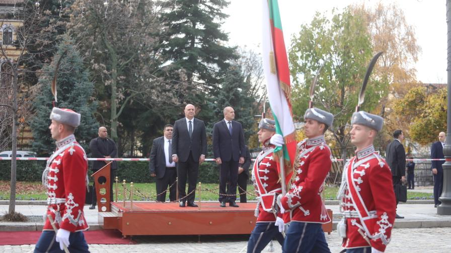 Президентът Радев посрещна ливанския си колега Жозеф Аун в София