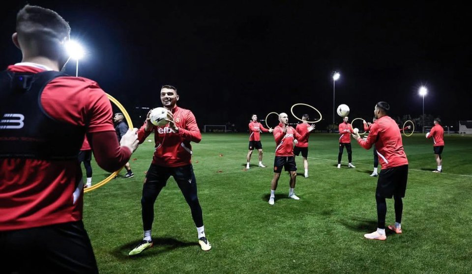 Тренировка на българския национален отбор по футбол1