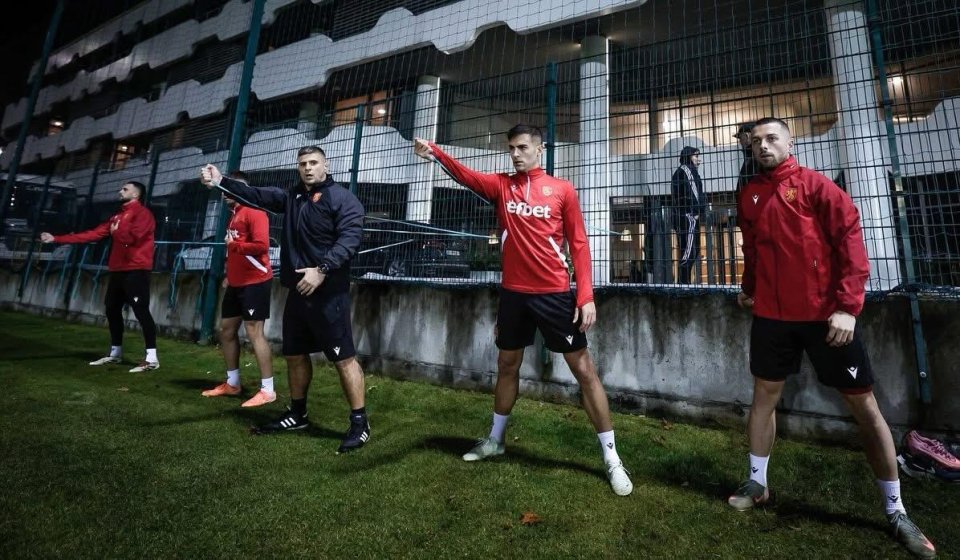 Тренировка на българския национален отбор по футбол1