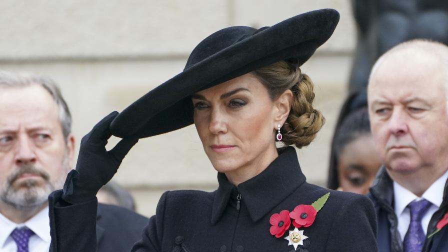 Принцеса Кейт със специална поява на Деня на примирието (СНИМКИ)