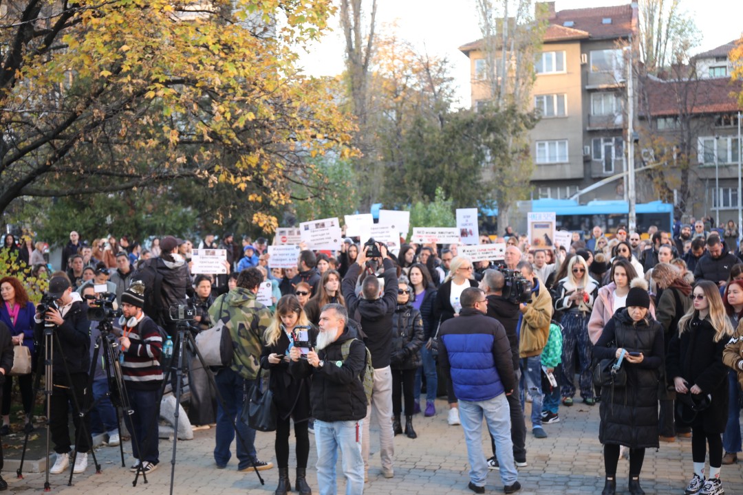 <p>Протест срещу насилието над животни се проведе пред ВМА. Протестът е организиран от &quot;Приятели на Мечо&quot; и &quot;Невидими животни&quot;. Повод за недоволството е прегазването на кучето Мая в София. Протестиращите искат &quot;Справедливост за Мая&quot;. Протестиращите настояват ВМА да уволни доктор Ненад Цоневски, който беше заснет да минава с автомобил през кучето пред гараж в квартал &quot;Разсадника&quot;.</p>