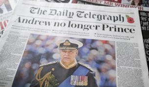 Първи кадри на Андрю, след като беше „изтрит“ от кралското семейство