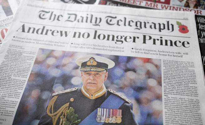 Първи кадри на Андрю, след като беше „изтрит“ от кралското семейство