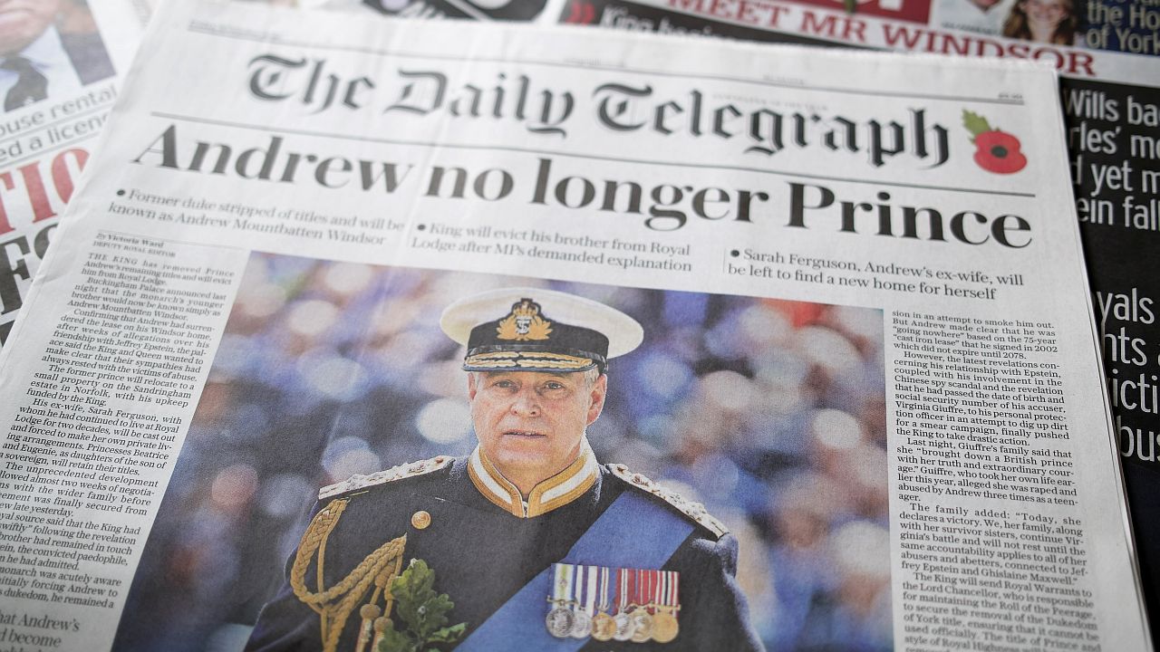 Първи кадри на Андрю, след като беше „изтрит“ от кралското семейство