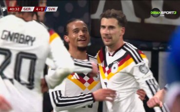 Сане отбеляза четвърто попадение във вратата на Словакия