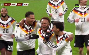 Асан Уедраого реализира шесто попадение за Германия срешу Словакия