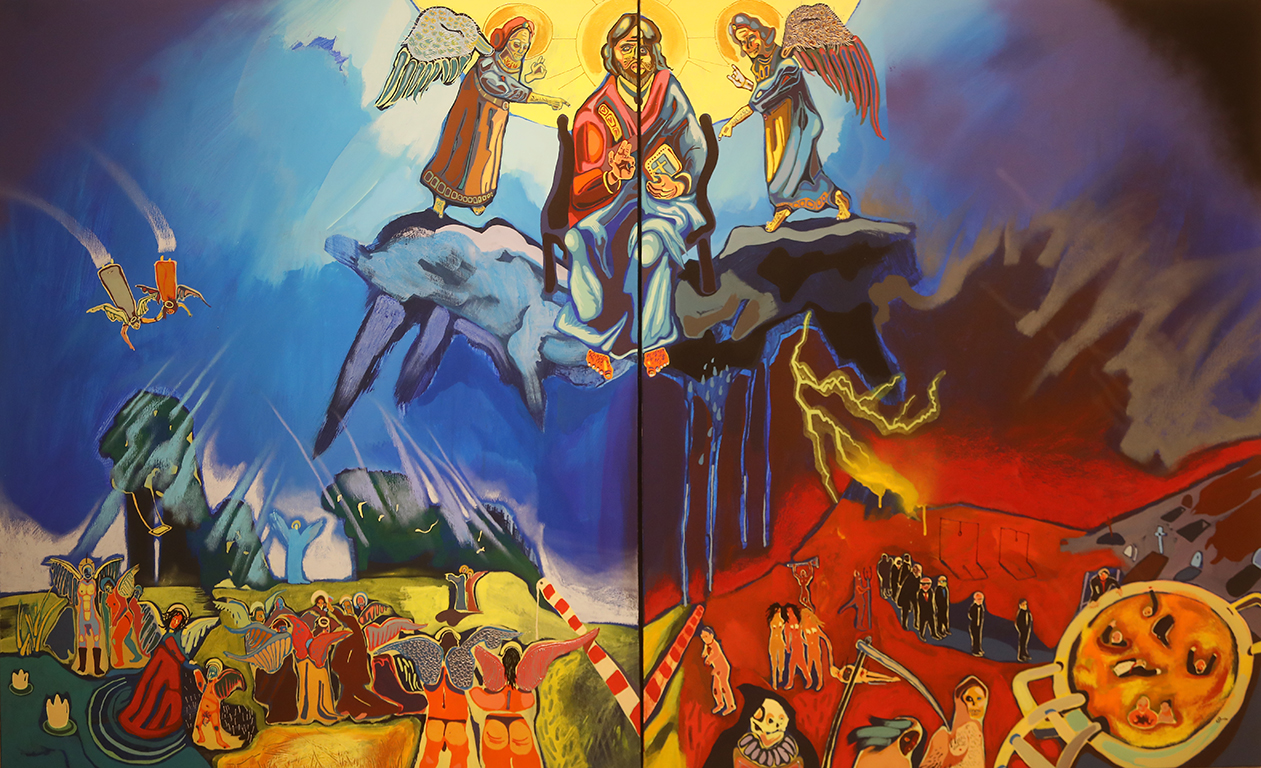 <p>Цветовете са форсирани и са изведени като най &ndash; важен пластичен елемент.</p>