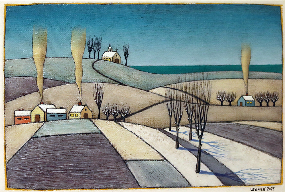 <p>Защото това е художникът и въобще творецът &ndash; той винаги е между земята и небето, изкачва се и слиза по своя асансьор наречен творчество, и създава малките късчета изкуство, които са и небесни, и земни.</p>