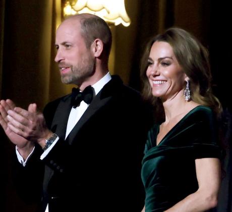 След дълго отсъствие от светските сцени Кейт Мидълтън и принц