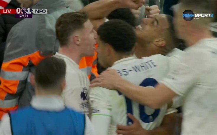 Нотингам поведе срещу Ливърпул