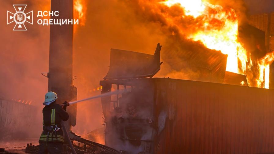 Руски дронове поразиха Одеса, взривове отекват в града