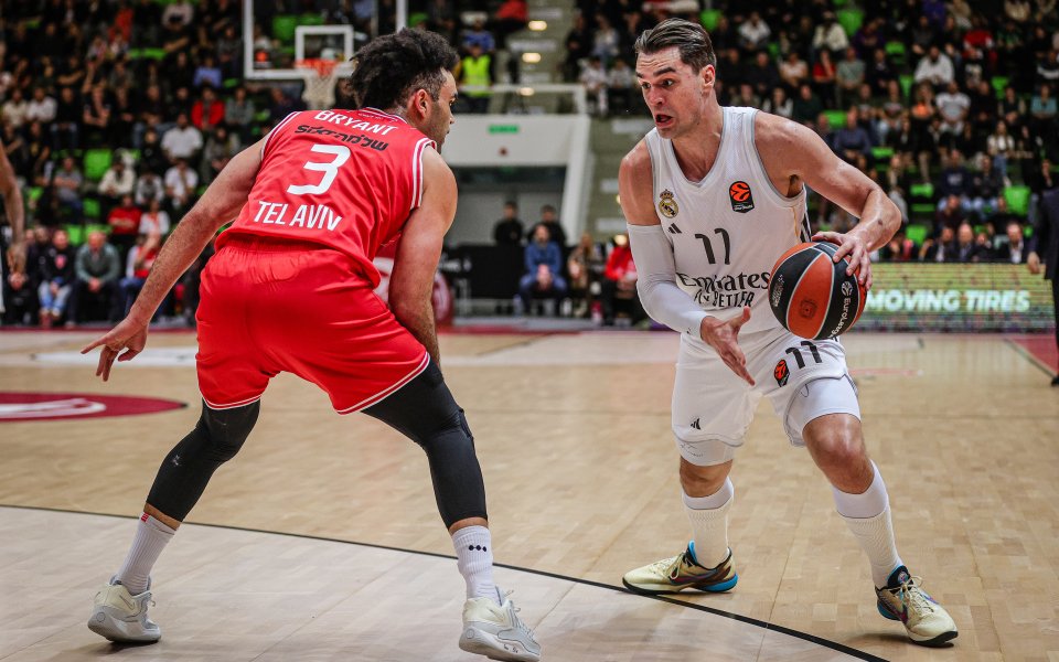 Реал Мадрид победи Апоел Тел Авив в Ботевград