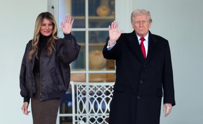 Топ визия от Белия дом: Мелания Тръмп впечатли на годишното помилване на пуйки