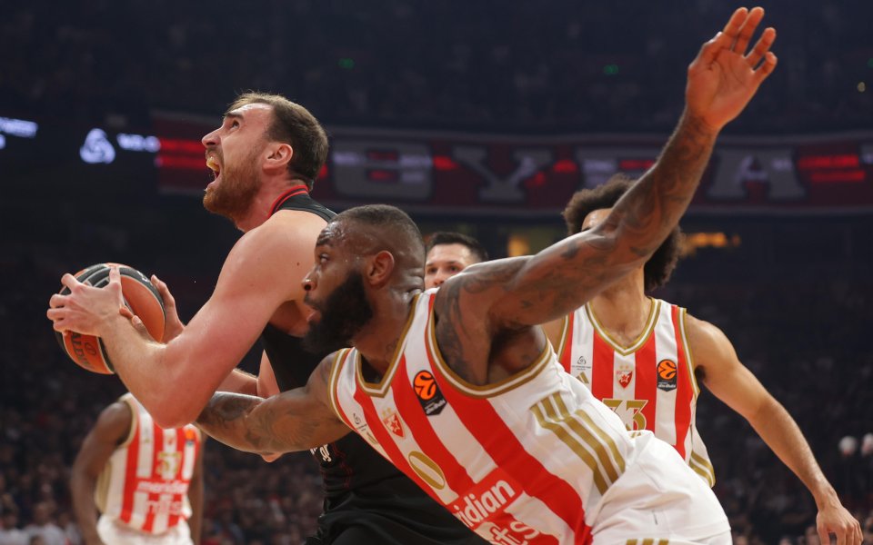 БК Цървена звезда - БК Олимпиакос 91:80 точки / Евролига, 13-и кръг, 26.11.2025 г.