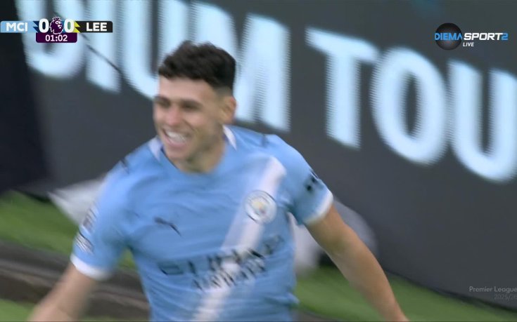 Манчестър Сити - Лийдс 2:0 /първо полувреме/