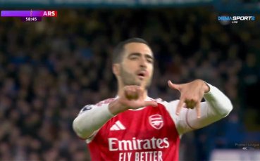 Мерино възстанови равенството за Арсенал срещу Челси (видео)