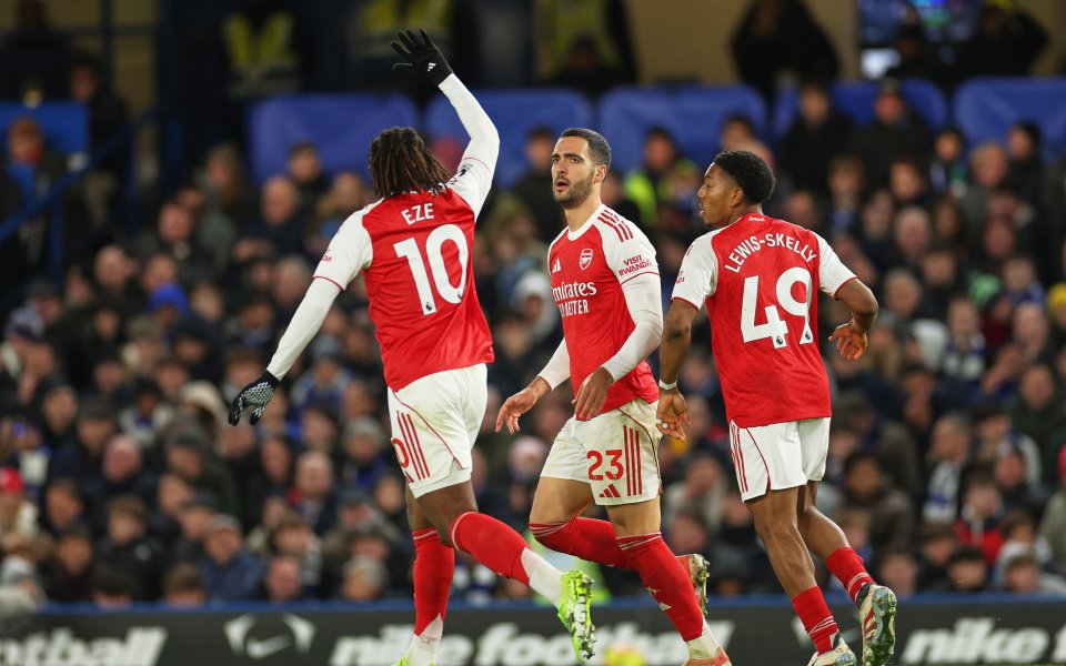 Арсенал прегази Брюж и продължава с перфектната серия в Шампионска лига