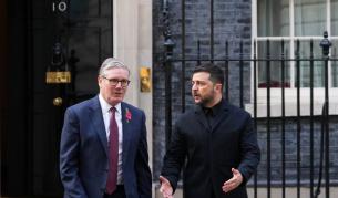 Стармър, Макрон и Мерц се срещат със Зеленски в Лондон