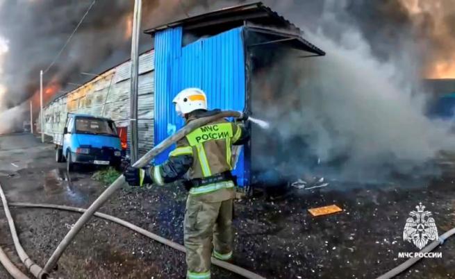 Украински дронове атакуваха руски петролни складове