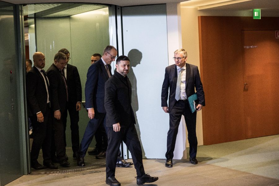 <p>В Берлин обсъждат мирното споразумение за Украйна.</p>